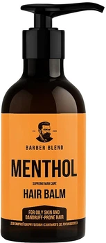 Бальзам для жирной кожи головы и склонных к перхоти волос - Barber Blend Menthol Hair Balm 300ml (1293355-1280404927-2)