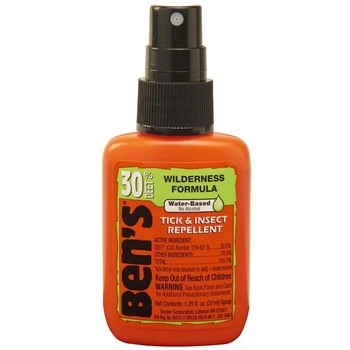Спрей от насекомых и клещей репеллент Ben's 30 Tick & Insect Repellent 30%DEET Pump Spray,37ml