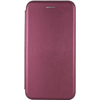 Протиударний Шкіряний чохол-книжка Classy для Apple iPhone 13 (6.1") Бордовий