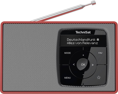 Радіоприймач TechniSat Digitradio 2 DAB+ Red-Silver (0003/3910)