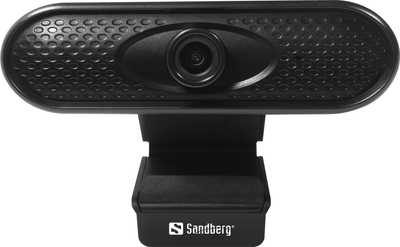 Kamera internetowa Sandberg USB Webcam 1080P HD Czarna (5705730133961)