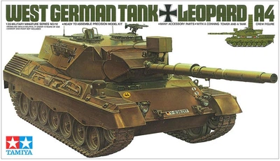 Збірна модель Tamiya танк 1:35 West German Leopard A4 35112