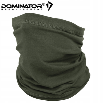 Баф шарф-труба Dominator оливковая многофункциональная балаклава защита от ветра холода пыли