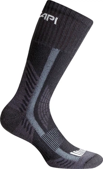 Термошкарпетки Accapi Outdoor Merino Hydro-R Crew чорно-сірі 45-47 (H0840 999)