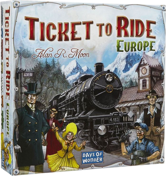 Gra planszowa Days of Wonder Ticket to Ride Europe (0824968717028)