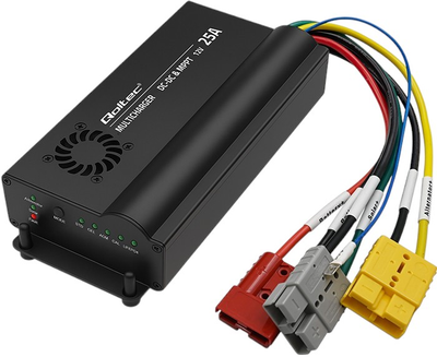 Automatyczna ładowarka Qoltec DC-DC 12V 25A MPPT (5901878519203)