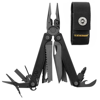 Мультитул Leatherman Charge Plus Black 832601 (19в1, 100мм, 235г, чехол, биты)