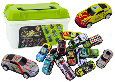Zestaw zabawek Lean Toys Resoraki w walizce (20152) 30 szt (5905991023371)