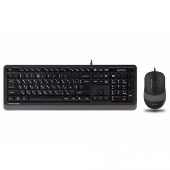 Комплект (клавиатура + мышь) A4Tech Fstyler F1010 Black/Grey
