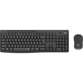 Комплект (клавиатура + мышь) Logitech MK295 Silent Wireless UA Graphite (920-009800)