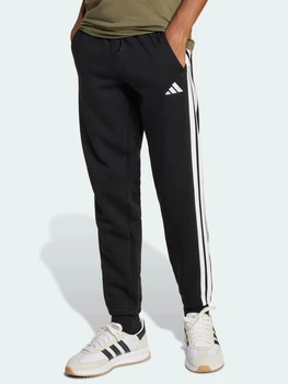 Подростковые спортивные штаны-джогеры для мальчика Adidas Essentials JJ3540 158-164 см Black (4067901460438)