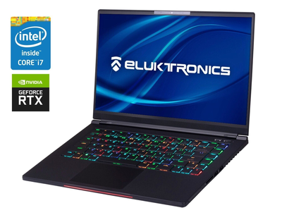 Ігровий ноутбук Eluktronics MAG-15 2070 / 15.6" (1920x1080) IPS / Intel Core i7-9750H (6 (12) ядер по 2.6 - 4.5 GHz) / 16 GB DDR4 / 512 GB SSD / nVidia GeForce RTX 2070 Max-Q, 8 GB GDDR6, 256-bit / WebCam б/в