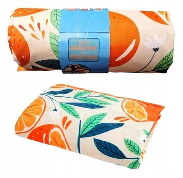 Пляжный коврик-сумка 2в1 Lidl 140см Апельсин