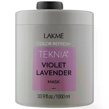 Маска Lakme для обновления цвета фиолетовых оттенков волос Teknia Color Refresh Violet Lavender Mask 1000 мл