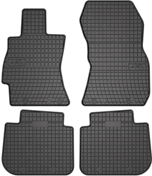 Комплект автомобільних килимків Frogum Basic El Toro для Subaru Forester III 2008–2013 / Subaru Legacy IV 2003–2009 / Subaru Impreza III 2007–2013 Чорний 4 шт (5907377541356)