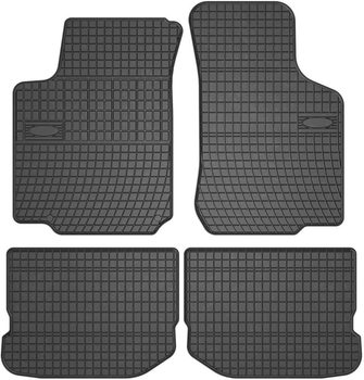Комплект автомобільних килимків Frogum Basic El Toro для Seat Leon I 1999–2005 / Skoda Octavia I 1996–2010 / Volkswagen Golf IV 1997–2006 Чорний 4 шт (5906764032774)