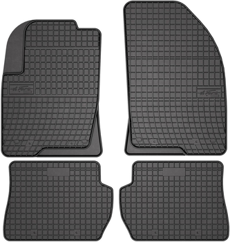 Комплект автомобільних килимків Frogum Basic El Toro для Ford Fiesta Mk VI 2002–2008 / Ford Fusion 2002–2012 Чорний 4 шт (5907377541783)