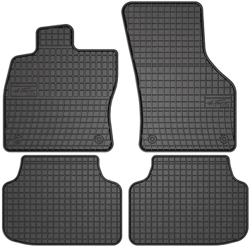 Комплект автомобільних килимків Frogum Basic El Toro для Skoda Octavia III від 2012 Чорний 4 шт (5907377541240)