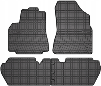 Dywaniki samochodowe Frogum Basic El Toro do Citroen Berlingo II 2008–2018 / Peugeot Partner II 2008–2018 Czarne 4 szt (5907377540359)