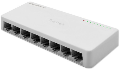 Switch Qoltec 8-Port Gigabit Desktop Switch (5901878522487)