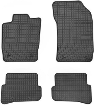 Dywaniki samochodowe Frogum Basic El Toro do Audi A1 2010–2018 Czarne 4 szt (5907377542483)