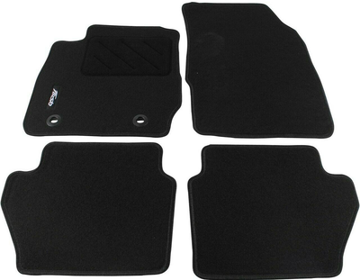 Dywaniki samochodowe Frogum Basic El Toro do Mercedes-Benz C-Klasa W203 2000–2007 Czarne 4 szt (5907377541417)