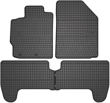 Dywaniki samochodowe Frogum Basic El Toro do Toyota Yaris II 2005–2011 Czarne 4 szt (5907377541134)