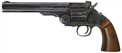 Револьвер пневматичний ASG Schofield 6". CO2. Pellet кал. 4.5 мм