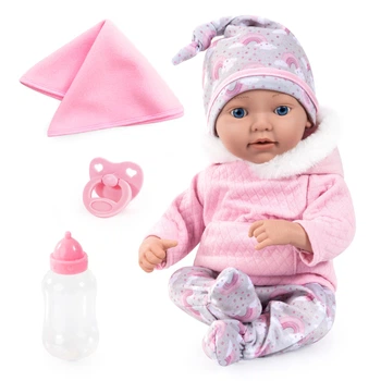 Lalka Bayer Design Reborn doll z akcesoriami 38 cm (93827AE)