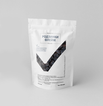 Изюм темный сорт Флейм 350г My healthy product AUGUST