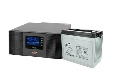 Комплект бессперебойного питания Logicpower LPM-PSW-1500VA (1050W) 12V + аккумулятор AGM RITAR RA12-134