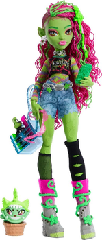 Лялька Monster High Венера Венус МакФлайтрап із вихованцем Pet Cat Chewlian