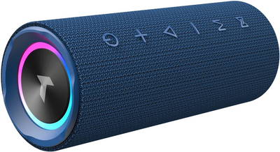 Колонка 20W с Bluetooth 5.2 и аккумулятором 4000mAh, синий цвет, IPX7 защита