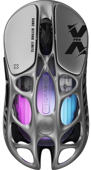 Ігрова Миша Gravastar Mercury X Pro 8K BT/WL/USB Interstellar Silver (GSXPRO_GRY)
