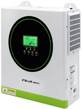 Hybrydowy inwerter Qoltec 3.5 kW 100A 24V MPPT Sinus Wi-Fi option (5901878538648) Hybrydowy inwerter Qoltec 3.5 kW 100A 24V MPPT Sinus Wi-Fi option (5901878538648)
