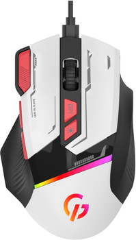 Миша ігрова бездротова GamePro GM300W біла 304931