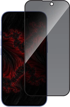 Защитное стекло антишпион Intaleo Privacy для Apple iPhone 16/iPhone 15 Black (1283126607011)