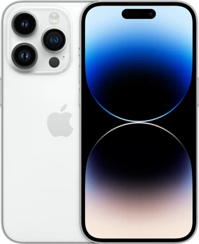 Мобільний телефон Apple iPhone 14 Pro 128GB Silver e-SIM (REF A) Ємність батареї – 85%+ (2AMQ003)