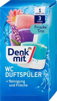 Туалетні блоки для унітазу Denkmit Frische-Trio 3шт