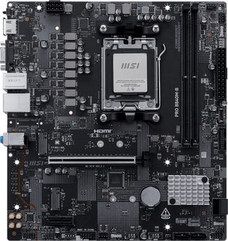 Материнская плата MSI PRO B840M-B (sAM5, AMD B840, PCI-Ex16)