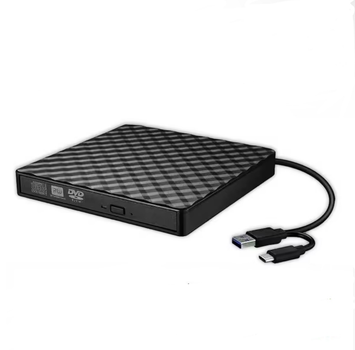 Внешний портативный привод дисковод Maiwo DVD±R/RW CD-RW - USB 3.0 Type-A/Type-C