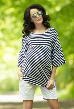 Блуза-туніка для вагітних Arpin S 9fashion смужка