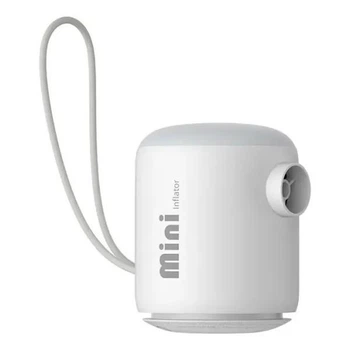 Портативный насос, компрессор с фонариком Baseus PocketGo Portable Air Pump Stellar 1600mAh (C11157700221-00)