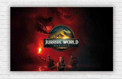 Бумажный плакат "Jurassic World. Мир Юрского периода: Возрождение" 120х75см