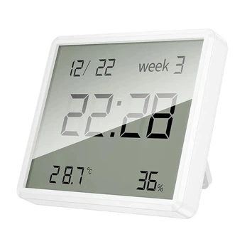 Гигрометр Hoco HX41 Indoor electronic clock with hygrothermometer White