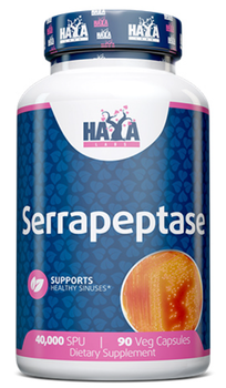 Фермент Серрапептаза Haya Labs Serrapeptase 40000 SPU 90 вег капс