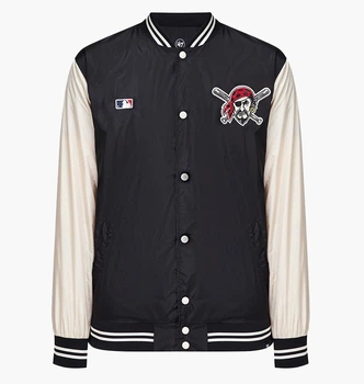 Бомбер 47 Brand Pittsburgh Pirates Black/Beige 584327JK-FS S