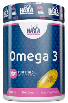 Жирні кислоти Омега 3 Haya Labs Omega 3 1000 мг 200 софтгель