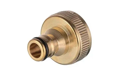 Адаптер латунный Intertool-Storm - на коннектор 1/2" с внутренней резьбой 3/4" и 1" (GE-1211)