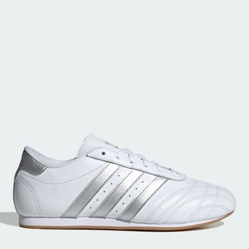 Жіночі кросівки шкіряні Adidas Taekwondo Lace JS1192 38.5 (5.5UK) 24 см Ftwwht/Silvmt/Gum (4067902422633)